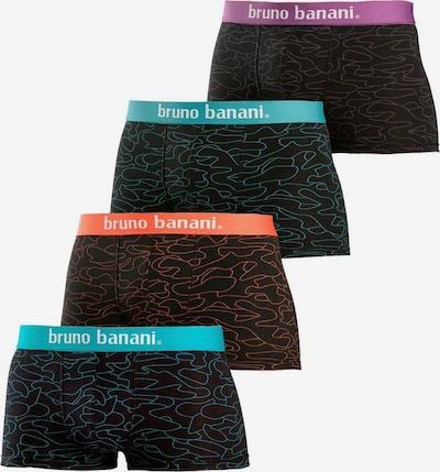 BRUNO BANANI Boxers en mélange de couleurs / noir, Vue avec produit