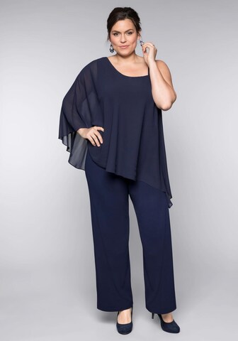 SHEEGO Jumpsuit in Blau: predná strana