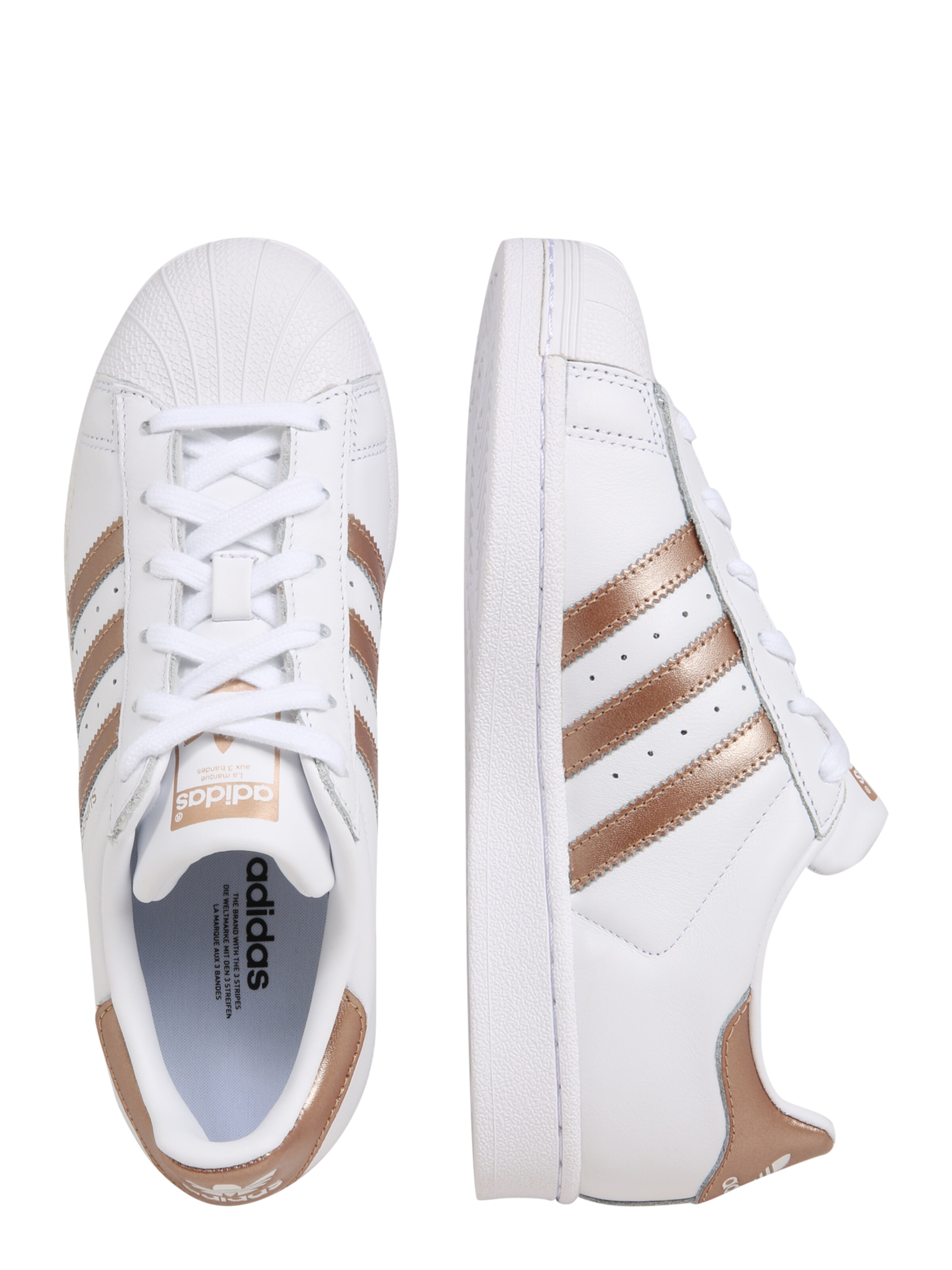 adidas weiß rosegold
