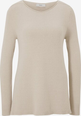 heine Trui 'CASUAL' in Beige: voorkant