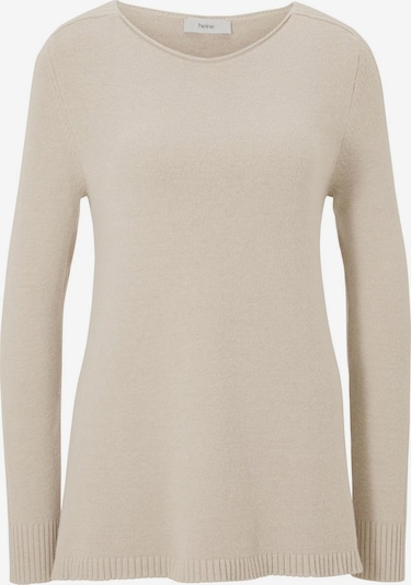 heine Pullover 'CASUAL' in sand, Produktansicht