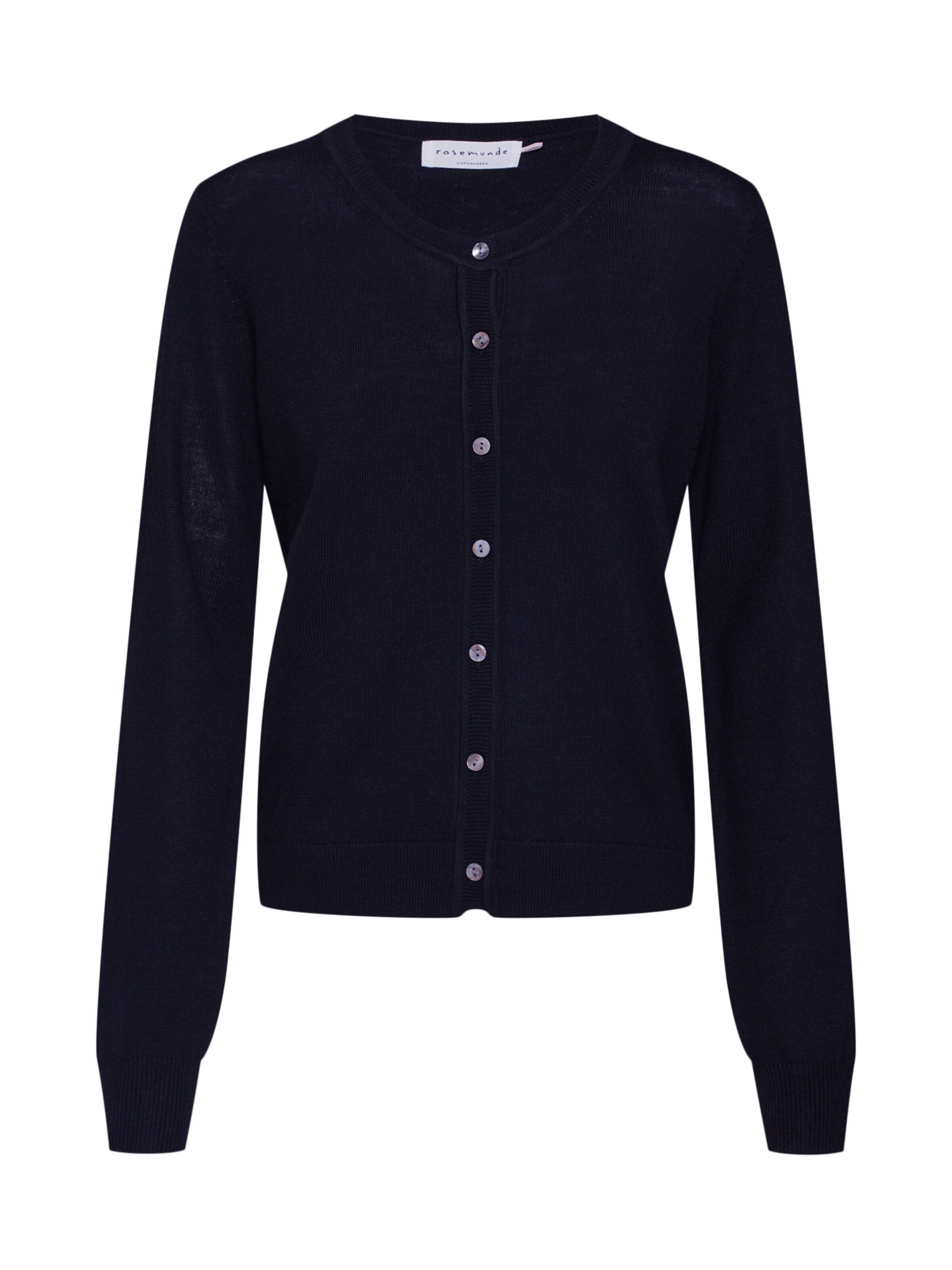 rosemunde - Gebreid vest in de kleur Zwart