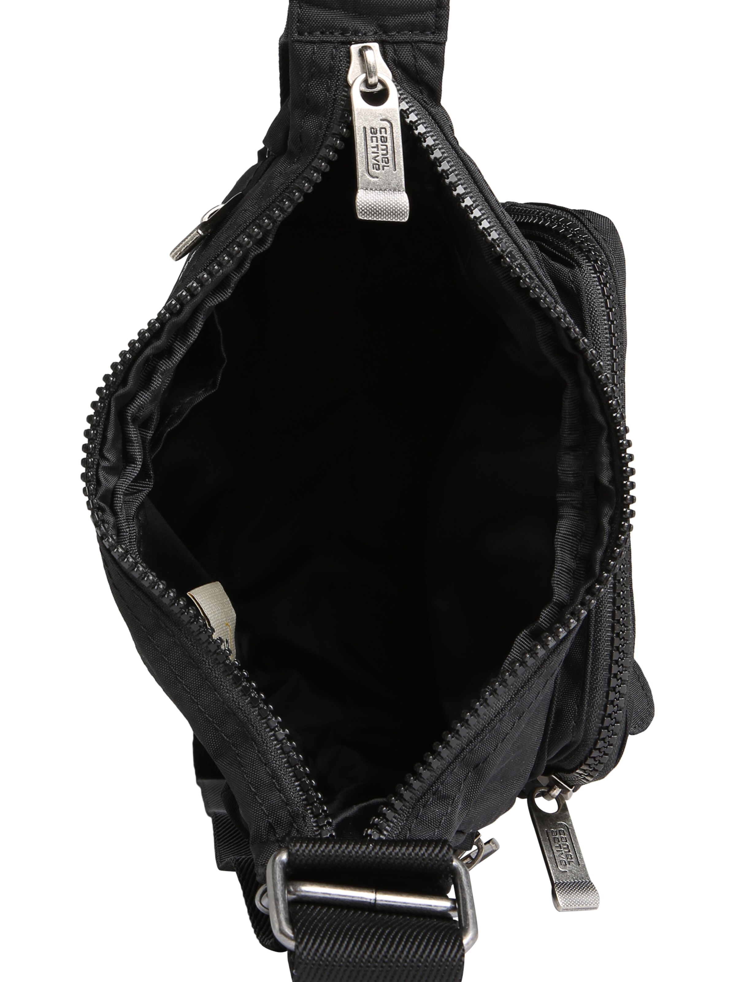 CAMEL ACTIVE Crossbody Bag 'Journey' in Black: top