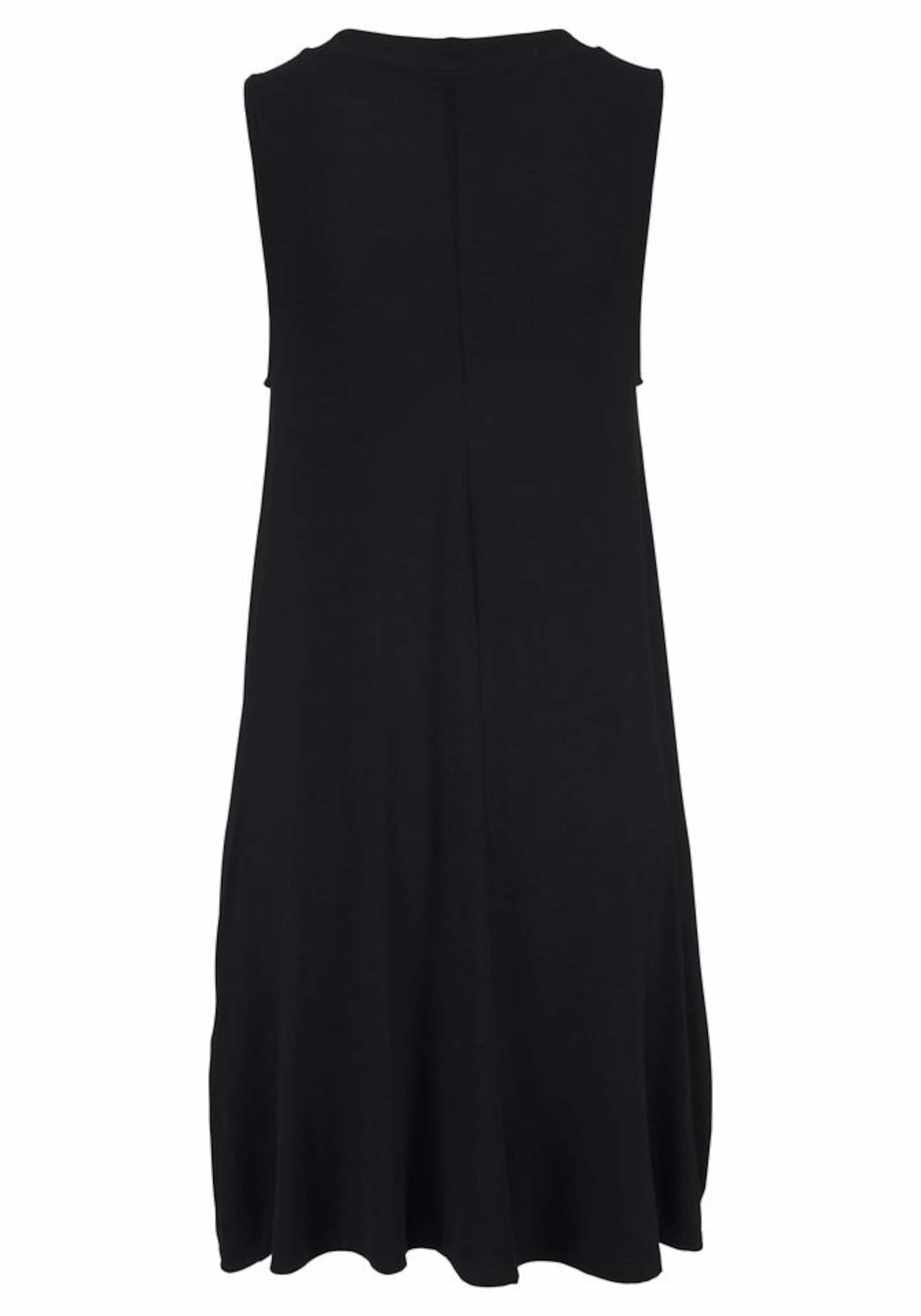 BEACH TIME Beach Dress in Black: front