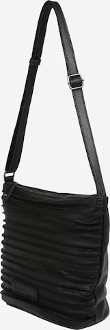 FREDsBRUDER Crossbody Bag 'Riffelinchen' in Black: front