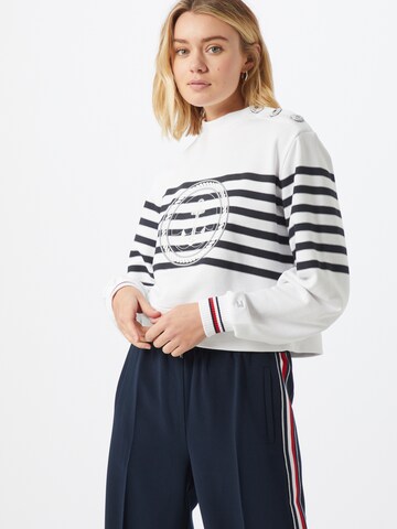 TOMMY HILFIGER Sweatshirt in Weiß: predná strana