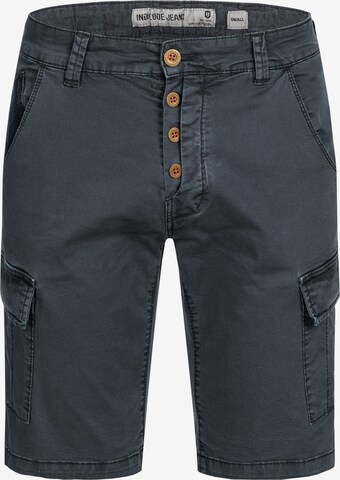 INDICODE JEANS Regular Shorts 'Hedworth' in Blau: predná strana