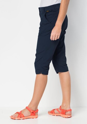 JACK WOLFSKIN Regular Outdoorbroek 'Kalahari' in Blauw