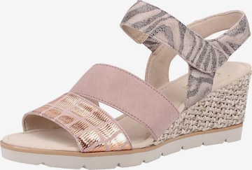 GABOR Strap Sandals in Pink: front