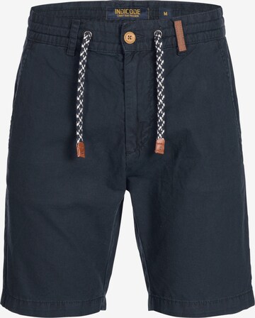 INDICODE JEANS Regular Broek 'Bowmanville' in Blauw: voorkant