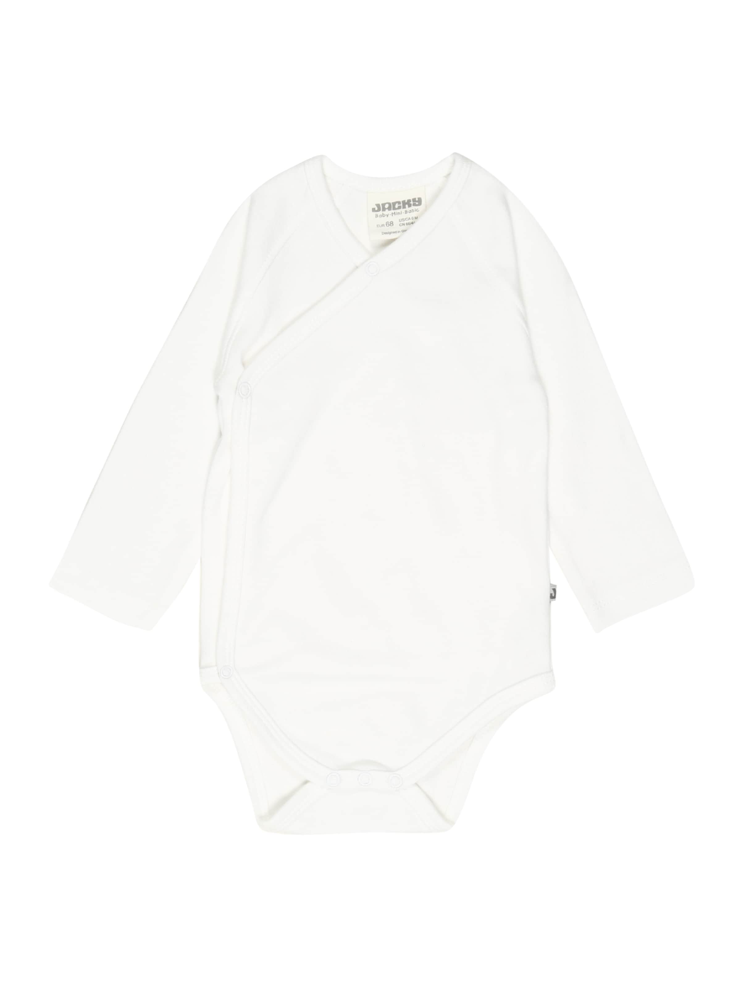 JACKY Normální Dupačky/body – bílá: přední strana