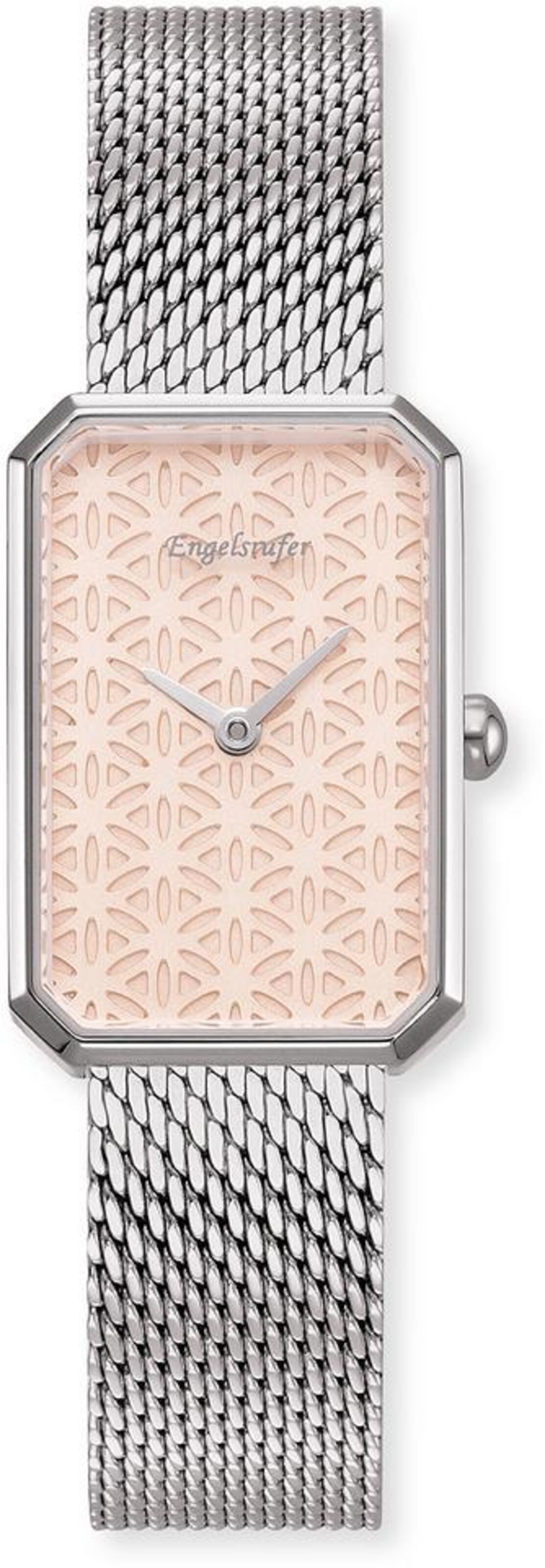 Engelsrufer Quarzuhr in Silber: Vorderseite