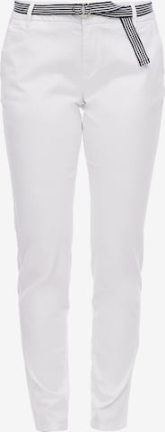 s.Oliverregular Chino hlače - bijela boja: prednji dio