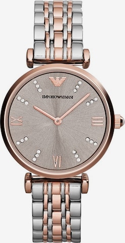 Montre à affichage analogique 'AR1840' Emporio Armani en argent : devant