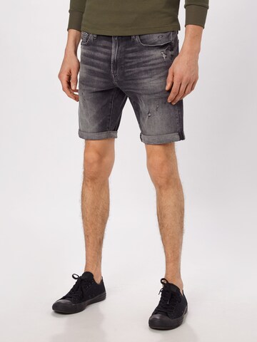 G-Star RAW - Slimfit Calças de ganga em cinzento: frente