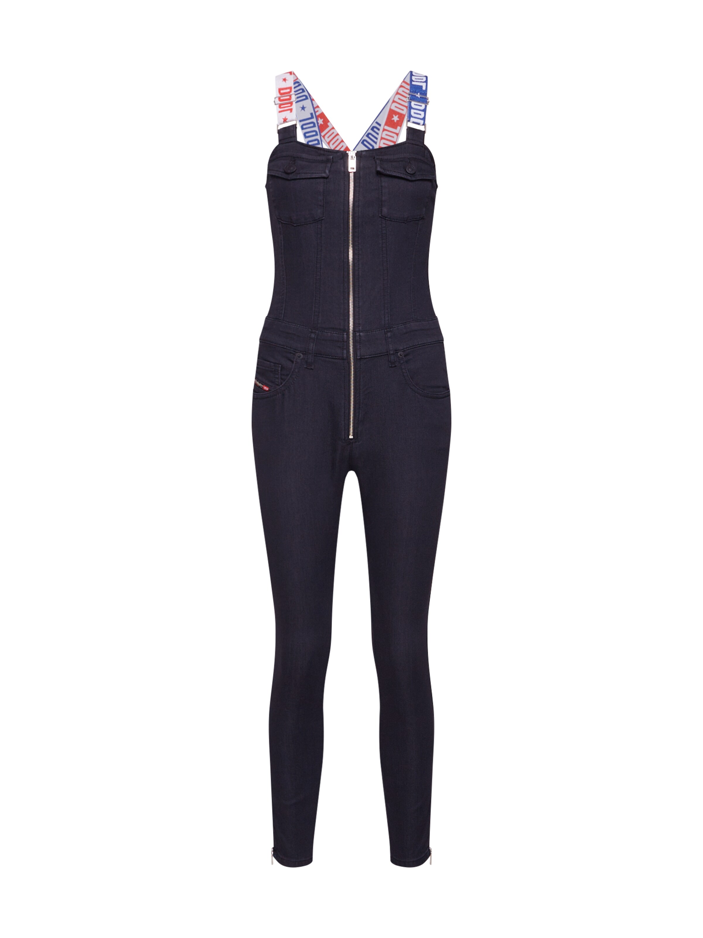 DIESEL - Jumpsuit 'D-OTTIE-NE' in de kleur Black denim