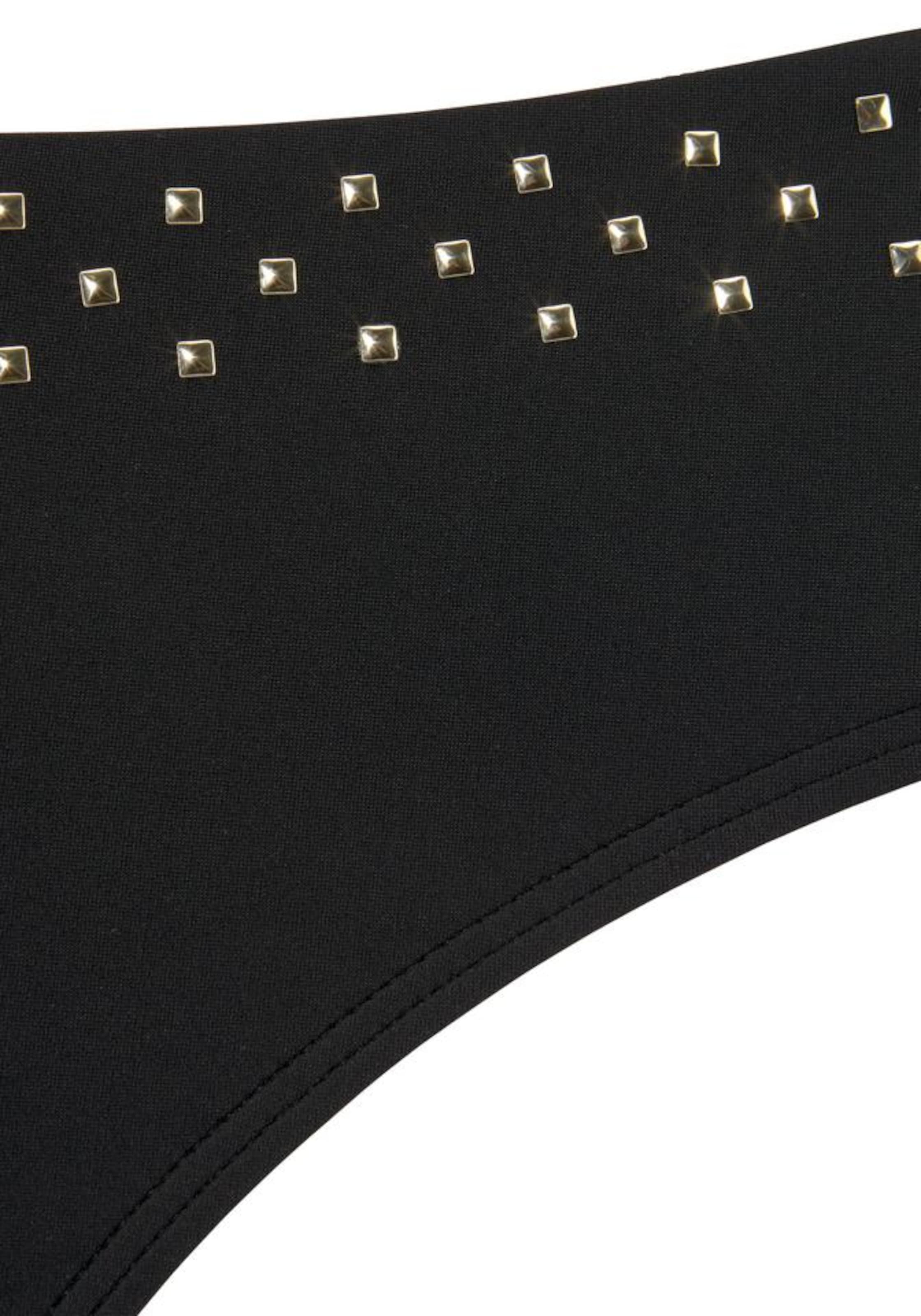 LASCANA T-Shirt Bikini | črna barva