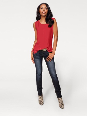 Haut heine en rouge
