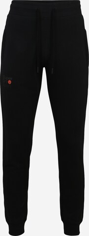 Effilé Pantalon de sport Superdry en noir : devant