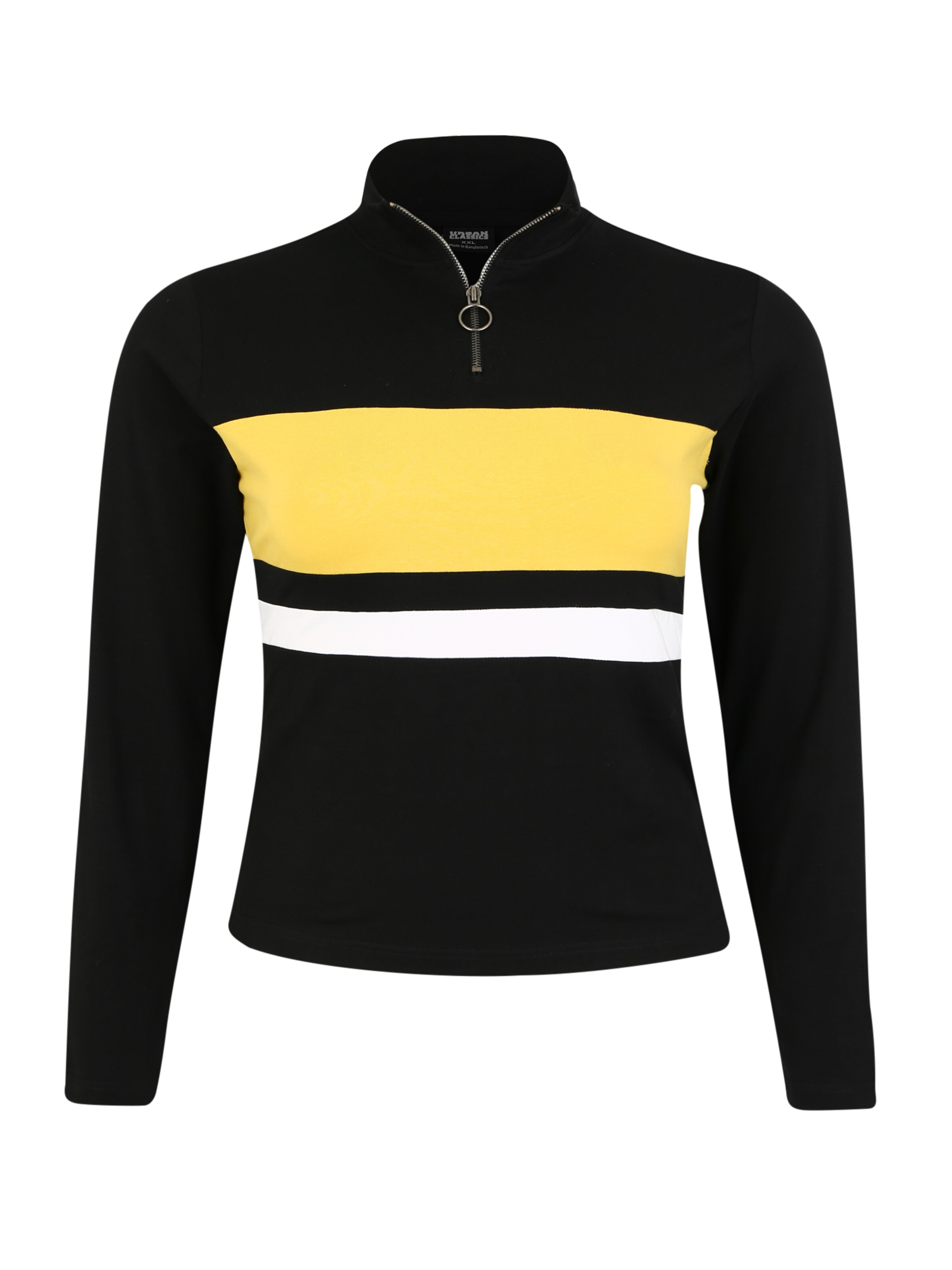 Urban Classics Curvy - Shirt in de kleur Geel