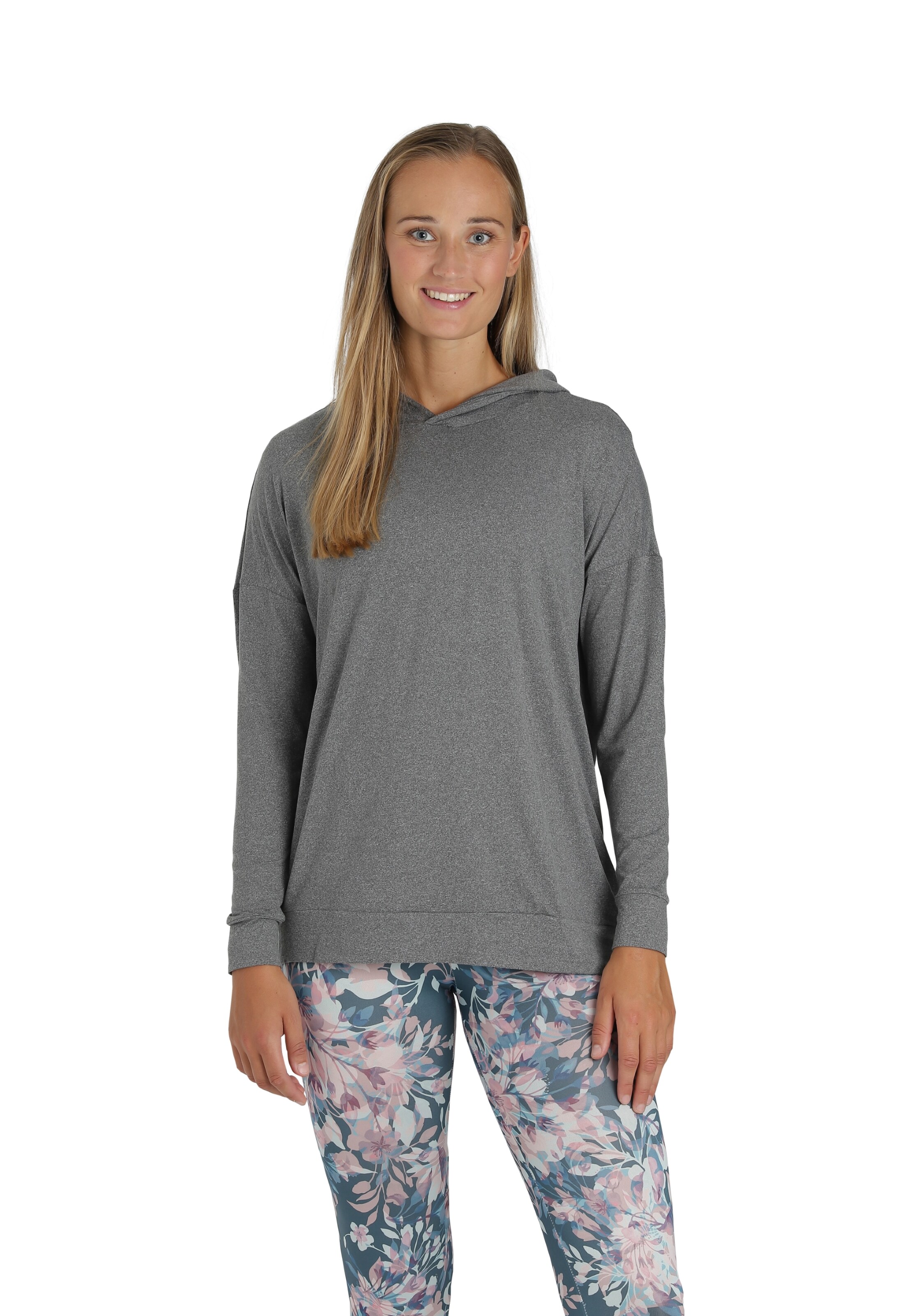 ENDURANCE Kapuzensweatshirt 'Stail' in Grau: Vorderseite