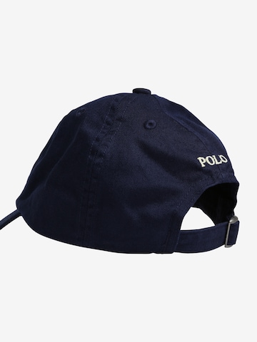 mėlyna Polo Ralph Lauren Megzta kepurė 'CLSC'