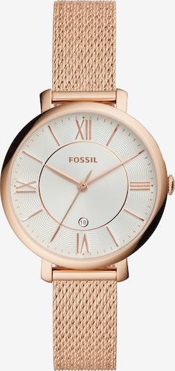 FOSSIL Uhr 'Jacqueline' in rosegold / weiß, Produktansicht