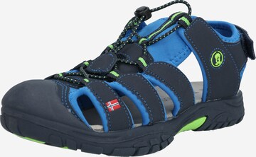 TROLLKIDS Sandals 'Kvalvika' in Blue: front