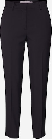 ICHI Slimfit Kalhoty – černá: přední strana