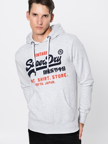 Superdry Sweatshirt in Grey: front