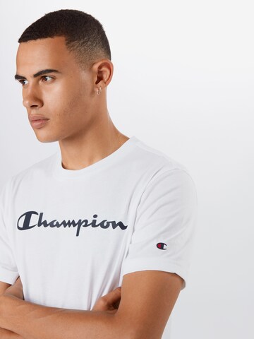 Champion Authentic Athletic Apparel Klasický střih Tričko – bílá