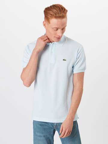 LACOSTE Regular fit T-shirt i blå: framsida