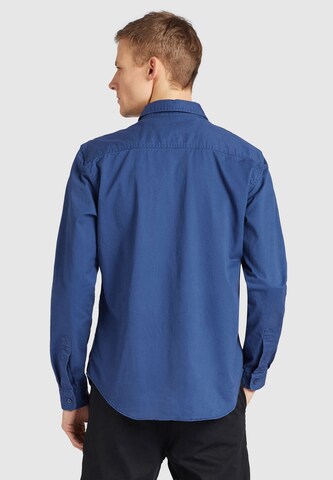 khujo Regular Fit Hemd 'Roger' in Blau