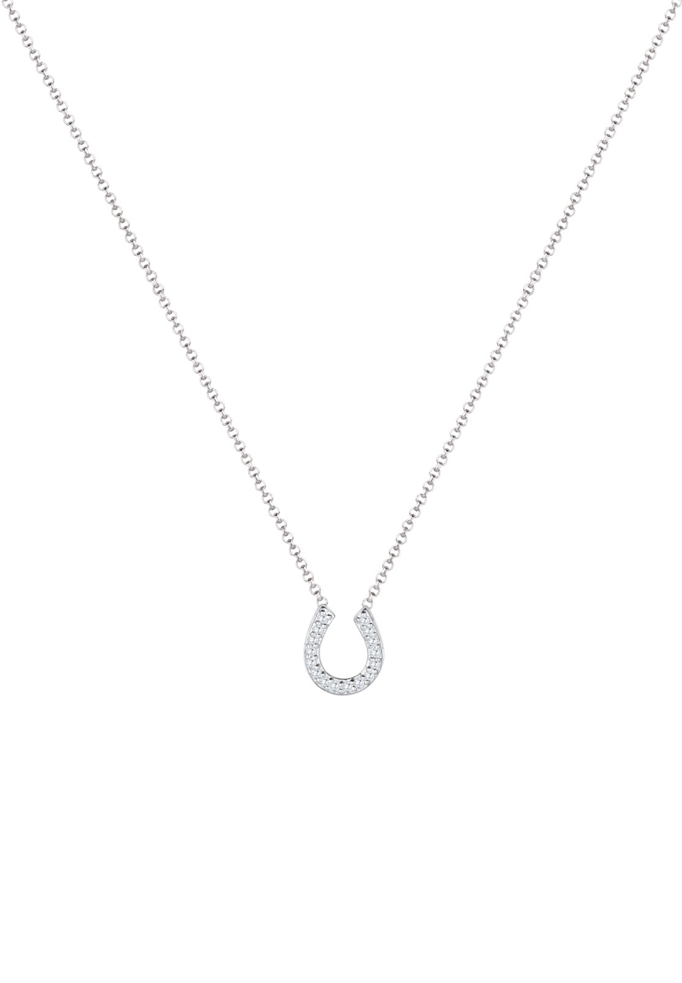 ELLI Kette 'Hufeisen' in Silber