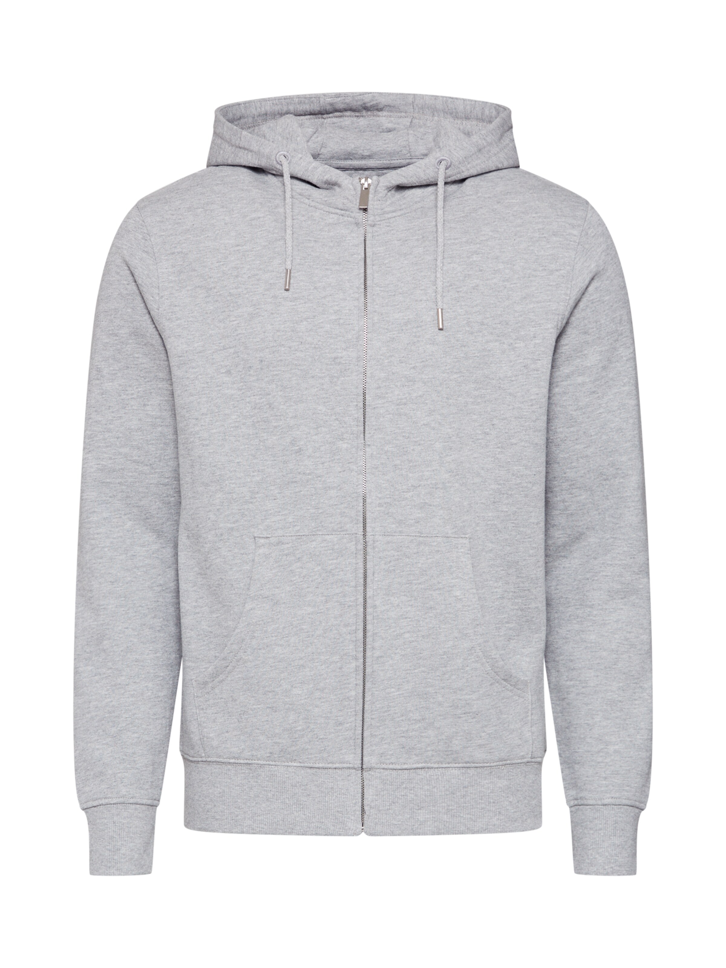 !Solid - Sudadera con cremallera 'Morgan' en gris: frente