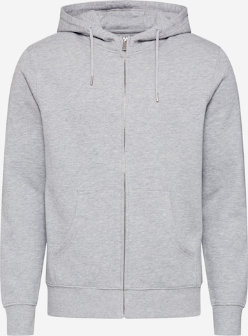 !Solid - Sudadera con cremallera 'Morgan' en gris: frente