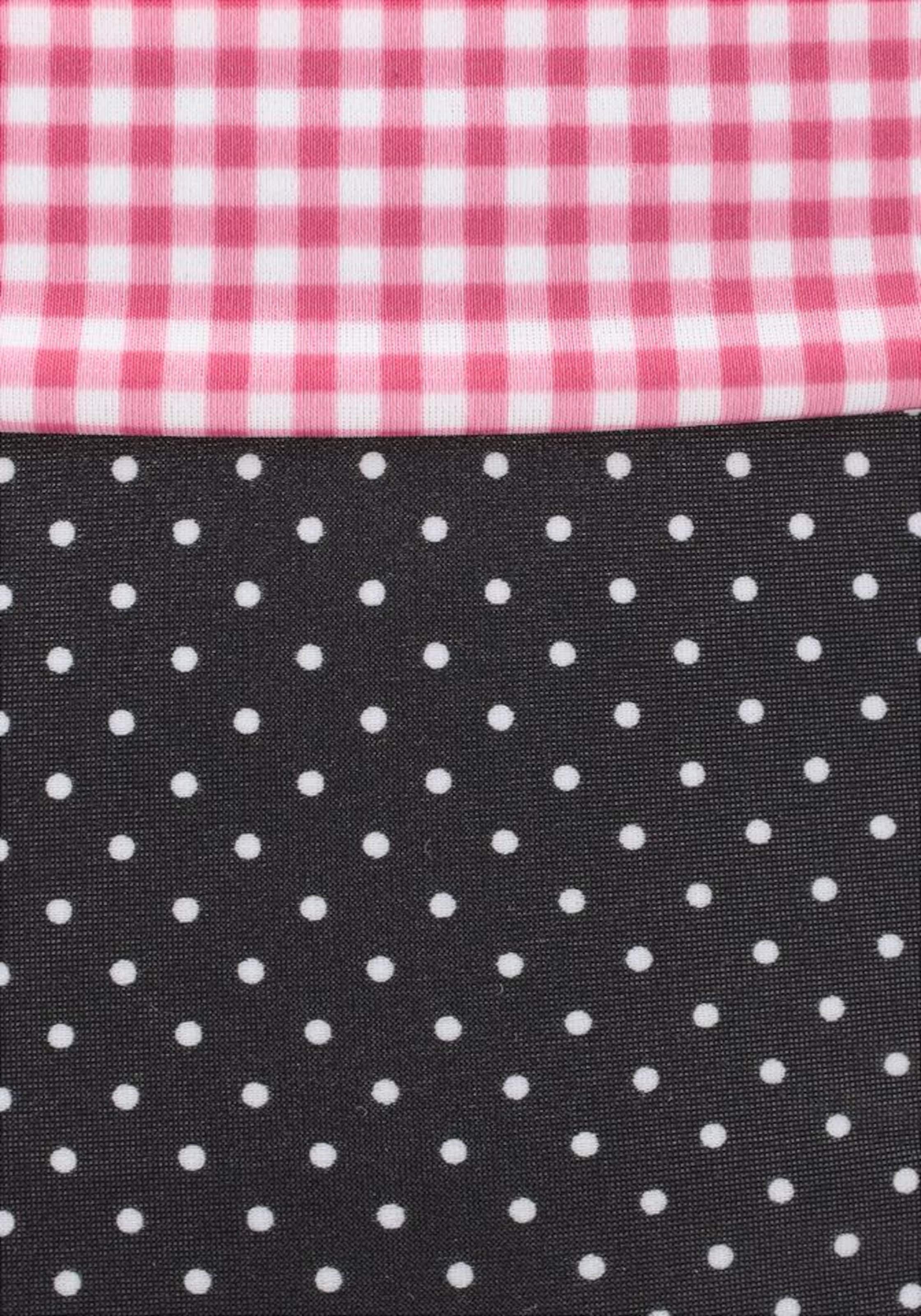 BUFFALO Bikini hlačke 'Vichy' | črna barva