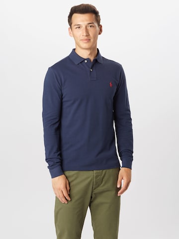 Slim fit Maglietta di Polo Ralph Lauren in blu: frontale