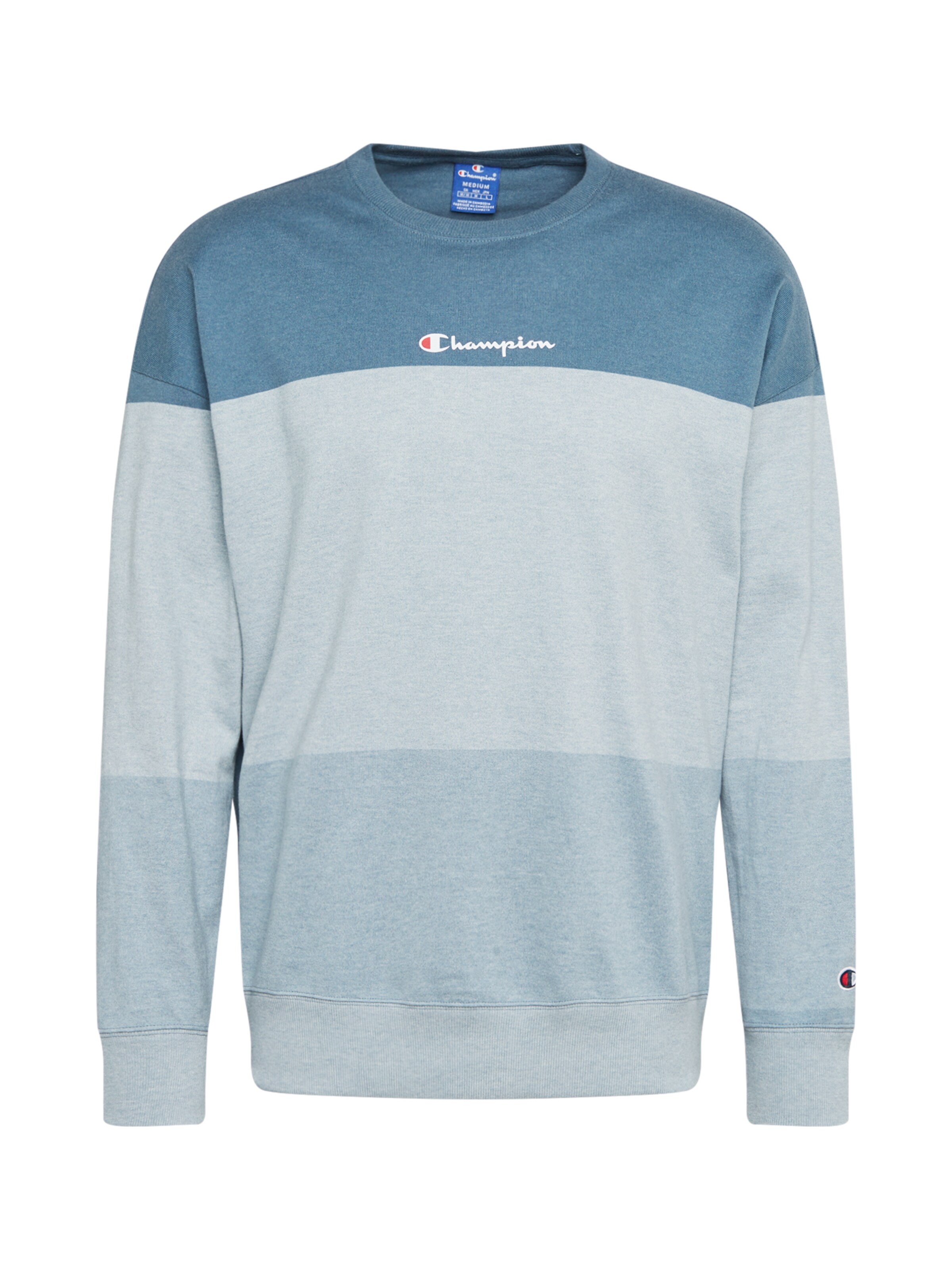 Champion Authentic Athletic Apparel Sweatshirt in blau / rauchblau / hellblau ABOUT YOU