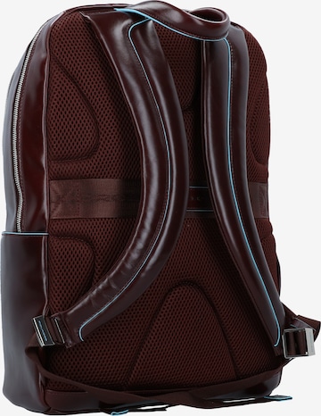 Piquadro Backpack 'Blue Square' in Brown