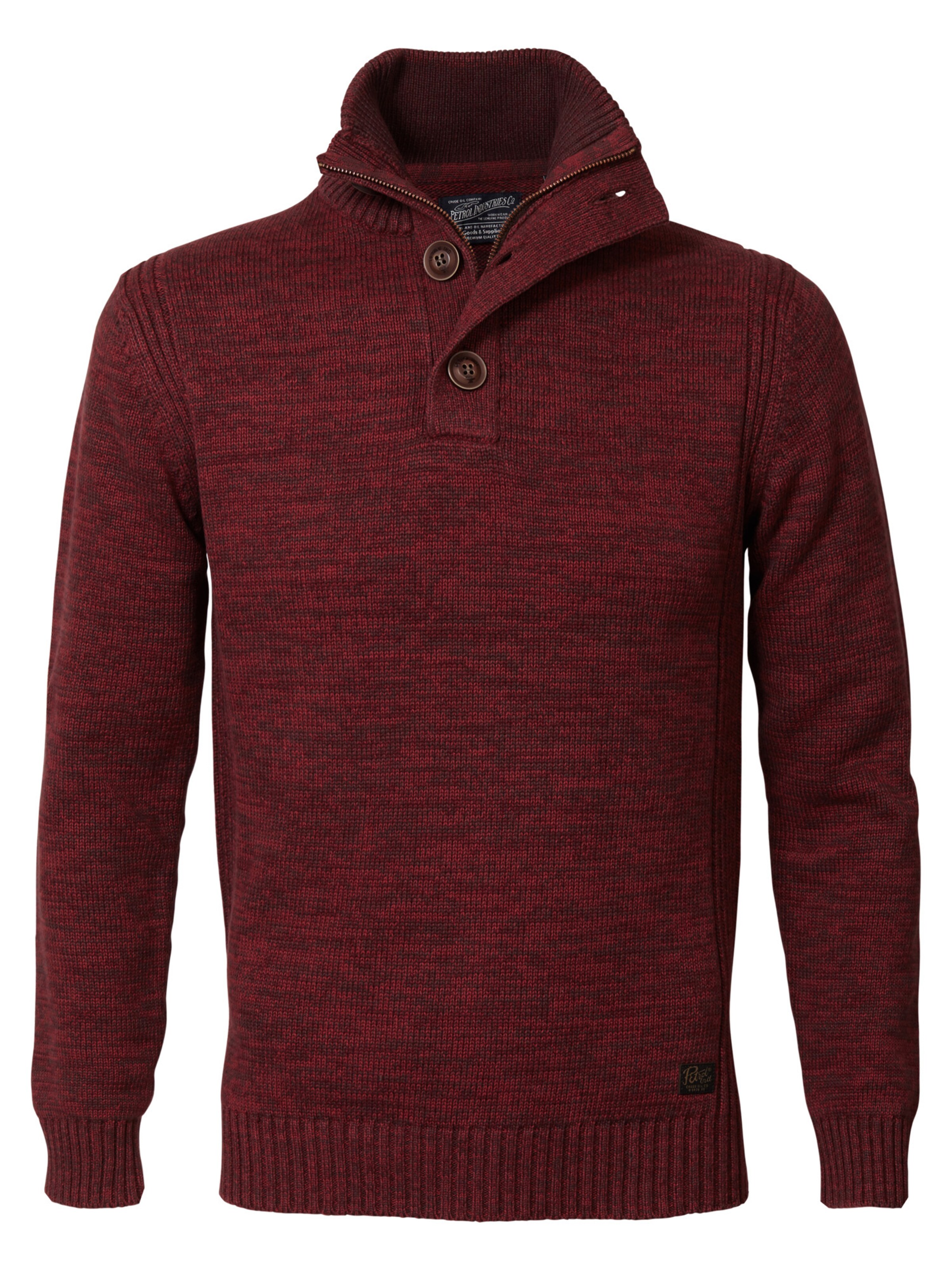 Petrol Industries - Trui in de kleur Rood gemêleerd