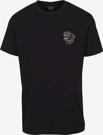 T-Shirt Mister Tee en noir : devant