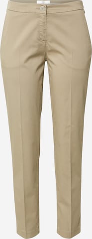 BRAX - regular Pantalón de pinzas 'Maron' en beige: frente