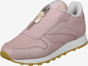 Reebok Classics Sneakers 'CL Leather Zip W' in Pink: front