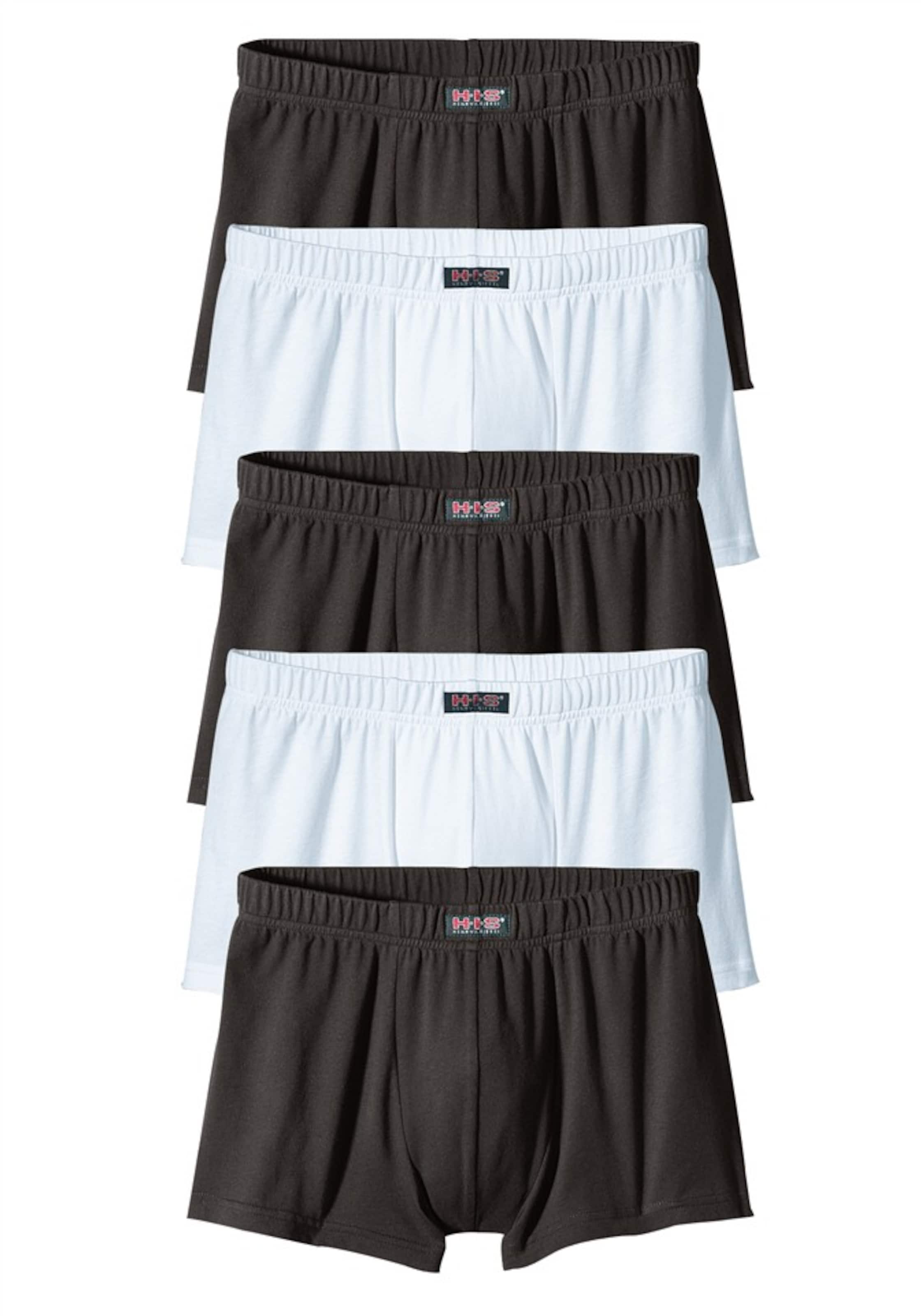 Boxeri de la H.I.S pe negru: față