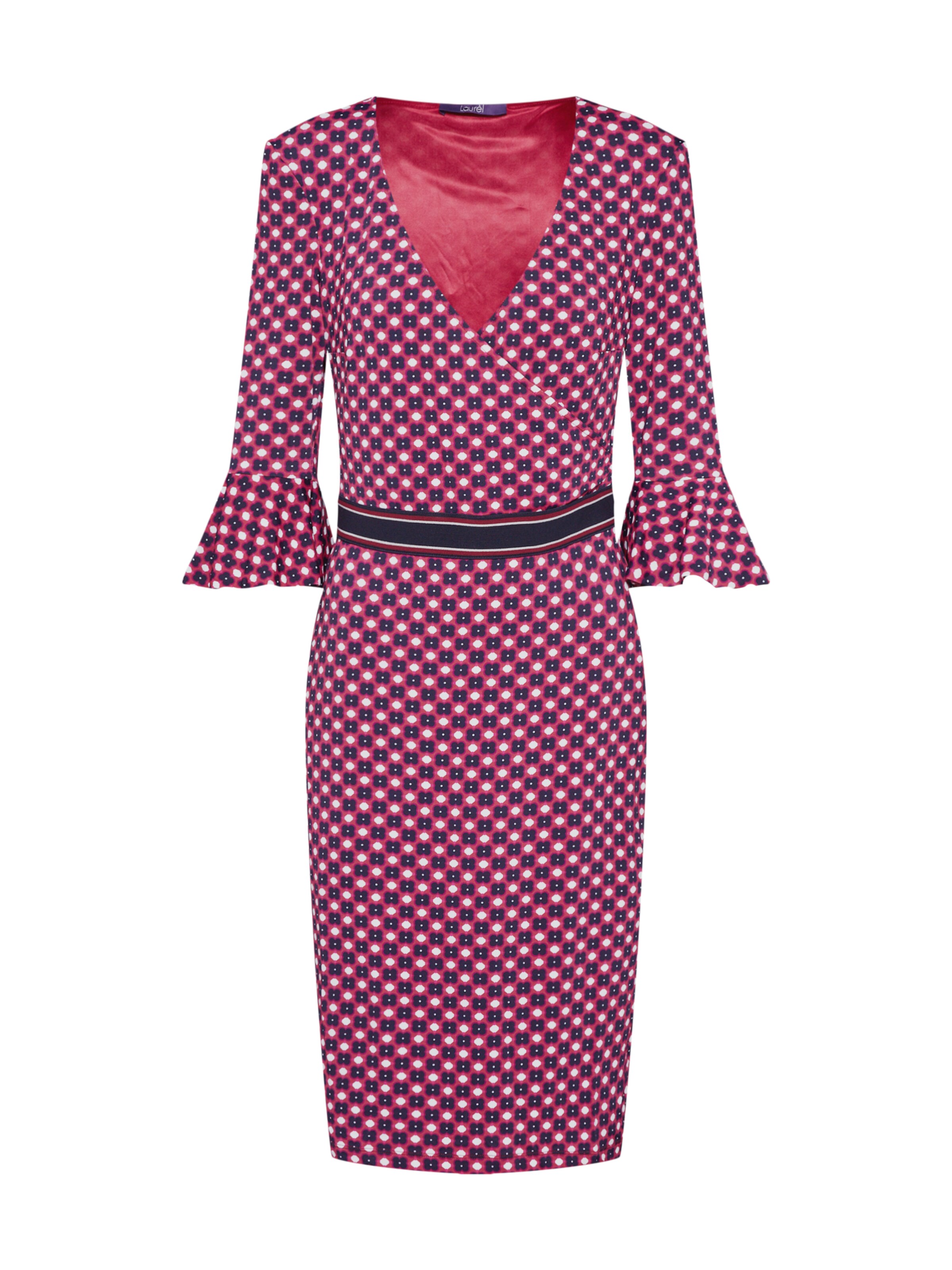 LAUREL - Jurk '12037' in de kleur Rood