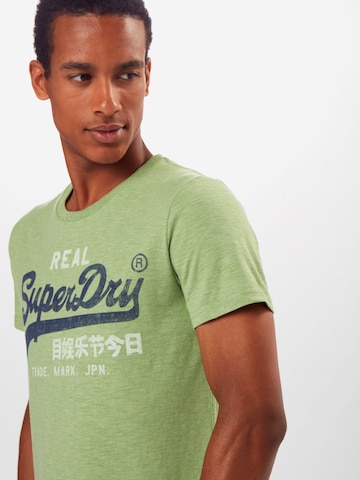 žalia Superdry Standartinis modelis Marškinėliai