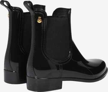 LEMON JELLY Rubber boot 'Comfy' in Black: back