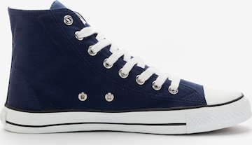 Ethletic High-Top Sneakers in Blue: front