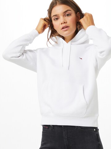 Sweat-shirt Tommy Jeans en blanc : devant